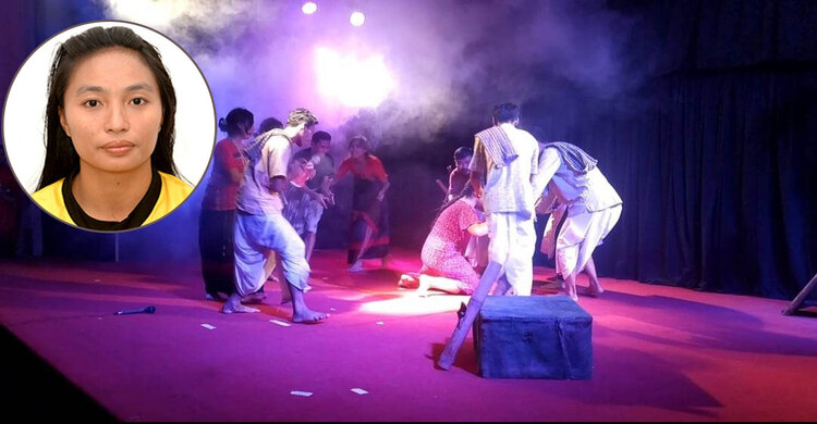 সাফ জয়ী রূপনাকে নিয়ে নাটক মঞ্চস্থ