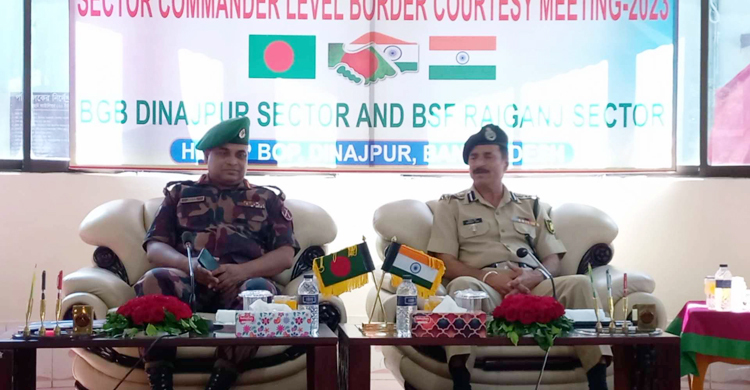 হিলিতে বিজিবি-বিএসএফ বৈঠক