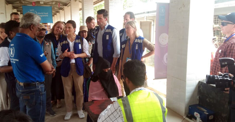 রোহিঙ্গা ক্যাম্প পরিদর্শন করলেন সুইডেনের রাজকুমারী