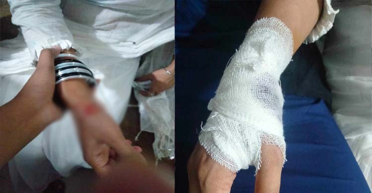 সমাবেশ থেকে ফেরার পর ক্যাম্পাসে সংঘর্ষ