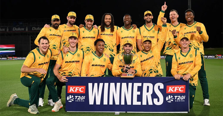 শেষ ম্যাচে নিউজিল্যান্ডকে হারিয়ে সিরিজ দক্ষিণ আফ্রিকার