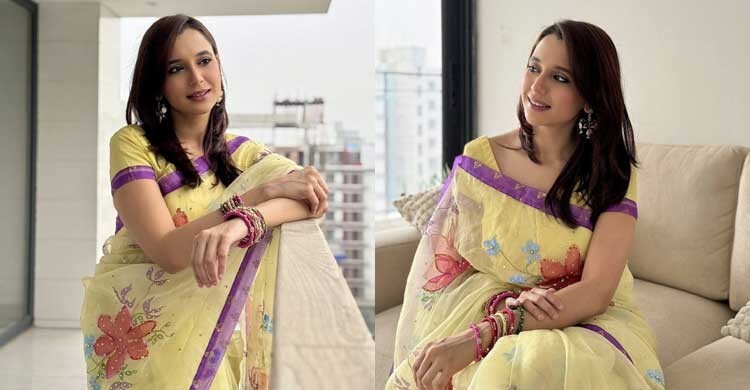 বনলতা শাড়িতে মায়াবী সাবিলা নূর