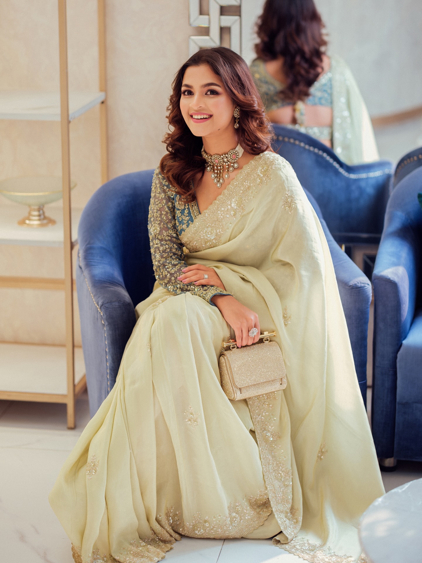 ফেস্টিভ ফ্যাশনে সাদিয়ার সিগনেচার ছোঁয়া