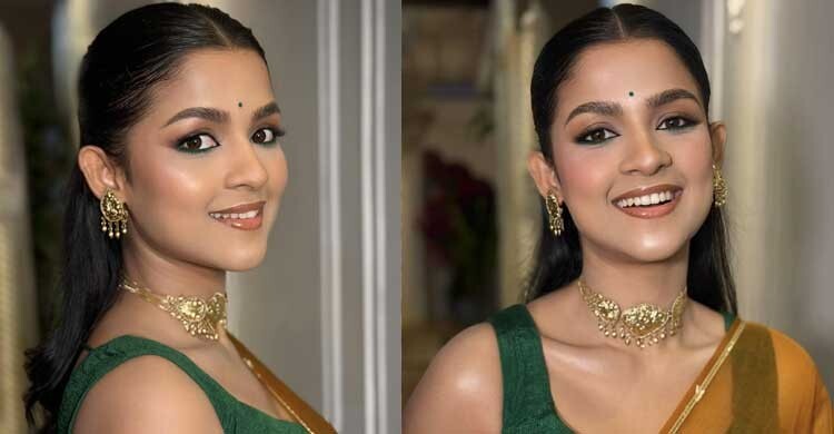 নজরকাড়া সাদিয়ার ঈদ লুক