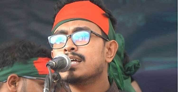 নুরের ওপর হামলার প্রতিবাদ ডাকসুর ভিপি প্রার্থী সাদিক কায়েমের
