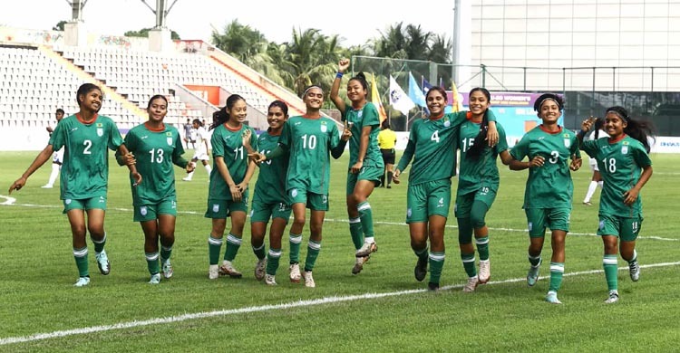 শ্রীলঙ্কার জালে ৯ গোল দিয়ে সাফ মিশন শুরু চ্যাম্পিয়ন বাংলাদেশের