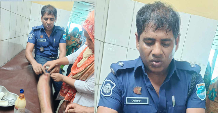 বিএনপির সঙ্গে ধাওয়া-পাল্টাধাওয়ায় সিদ্ধিরগঞ্জ থানার ওসি আহত