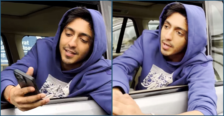 চলন্ত গাড়ি থেকে অনুরাগীর সঙ্গে ‘সাইয়ারা’ তারকার সেলফি