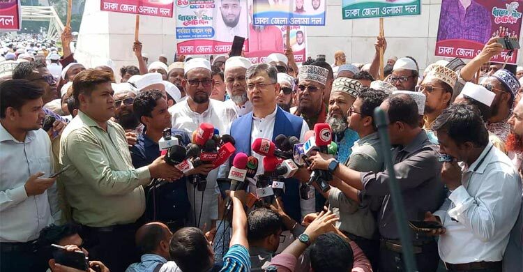 ধর্মের ভিত্তিতে রাজনীতিতে কোনো বিভাজন চাই না: সালাহউদ্দিন