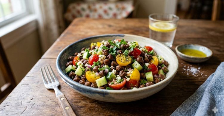 স্বাস্থ্যকর বিকেলের নাশতায় সেদ্ধ ছোলার সালাদ