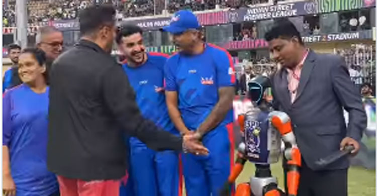 সালমানের সঙ্গে করমর্দনে দেরি, মাঠে হাসির রোল