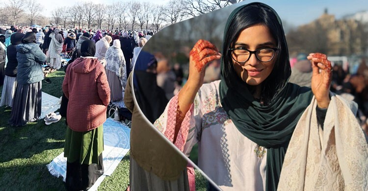 ঈদের নামাজ পড়লেন মাহি