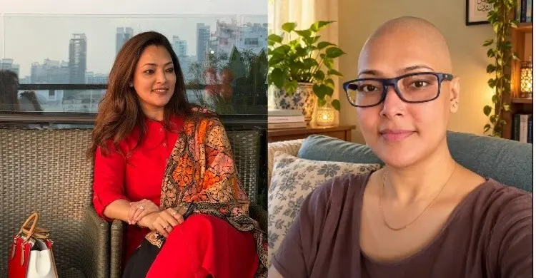 ক্যানসারের চিকিৎসায় মাথার সব চুল ফেলে সামিয়ার আবেগঘন বার্তা