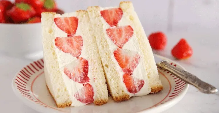 Ever had a strawberry sandwich before?
