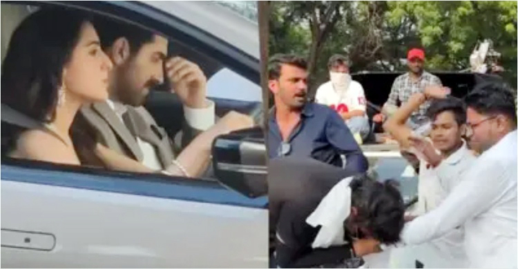 সারা আলি খানের শুটিং সেটে হামলা