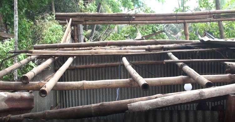 সাতক্ষীরায় শিলাবৃষ্টি-ঝড়ের তাণ্ডবে ব্যাপক ক্ষয়ক্ষতি