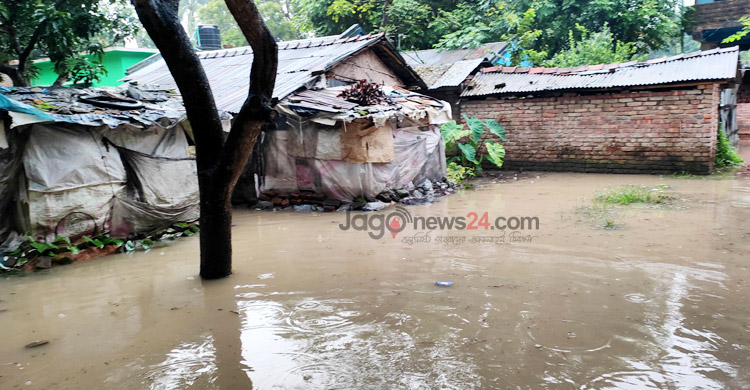 বৃষ্টিতে দুর্ভোগে লাখো মানুষ, ভেসে গেছে বেশিরভাগ ঘের