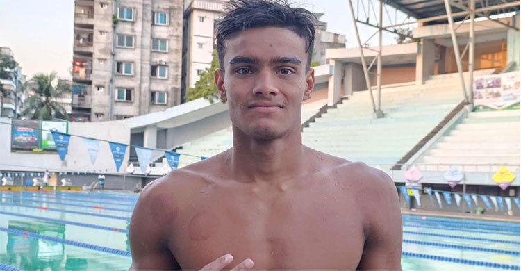 জাতীয় সাঁতারে সামিউল রাফির আরেকটি রেকর্ড