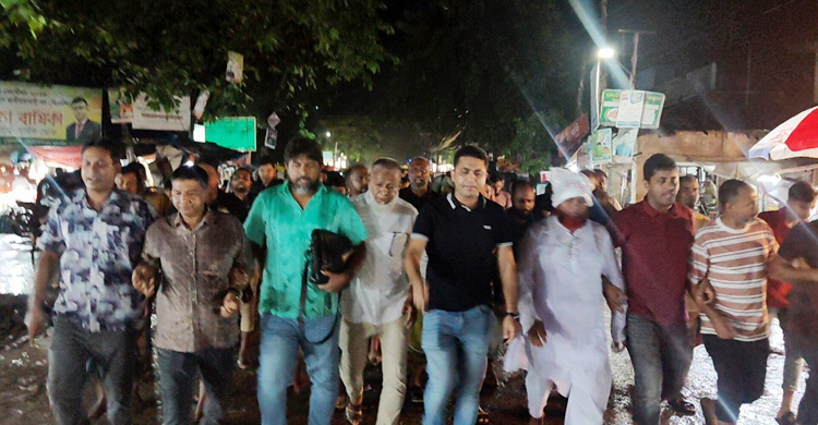 সাতক্ষীরায় সীমানা পুননির্ধারণের প্রতিবাদে বিক্ষোভ