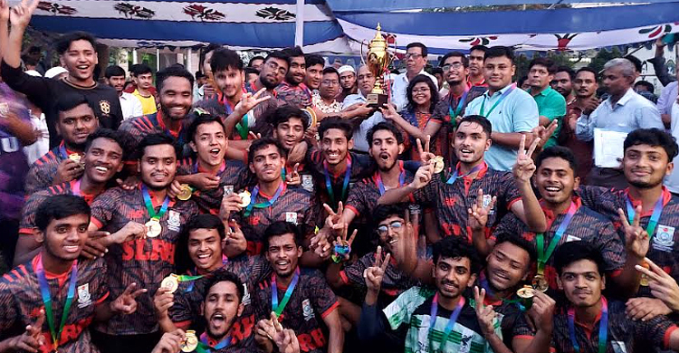 শেকৃবিতে বঙ্গবন্ধু আন্তঃহল ফুটবলে চ্যাম্পিয়ন লুৎফর হল