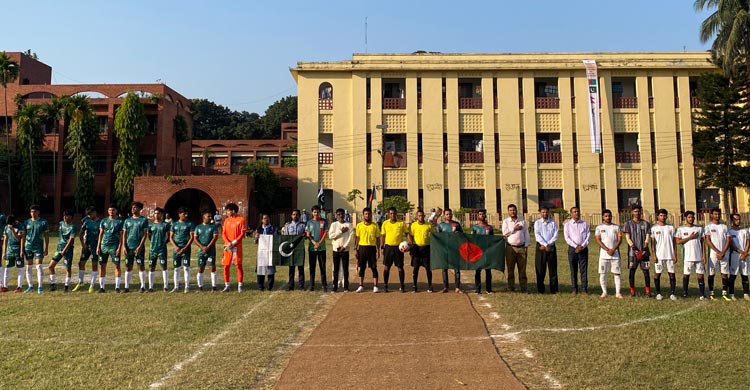 শেকৃবিতে ত্রিদেশীয় ফুটবল টুর্নামেন্টে বিজয়ী পাঞ্জাব বিশ্ববিদ্যালয়