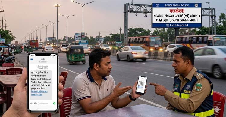 বিআরটিএর আদলে নকল ওয়েবসাইট, মালিকদের নামে যাচ্ছে মামলার ভুয়া মেসেজ