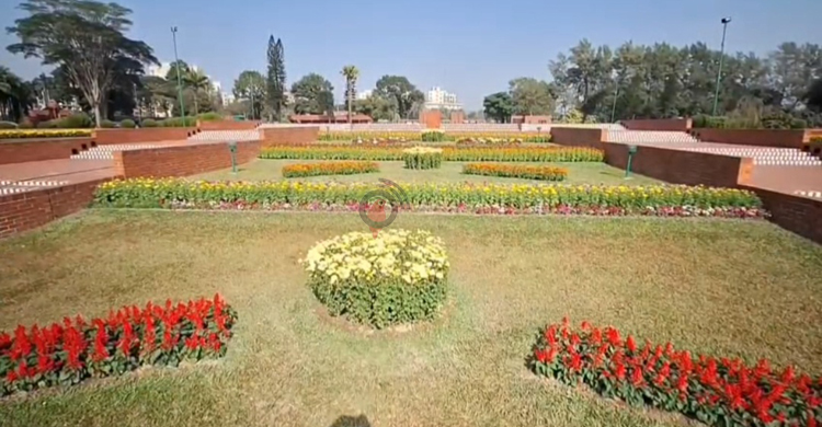 শ্রদ্ধায় সিক্ত হতে প্রস্তুত জাতীয় স্মৃতিসৌধ