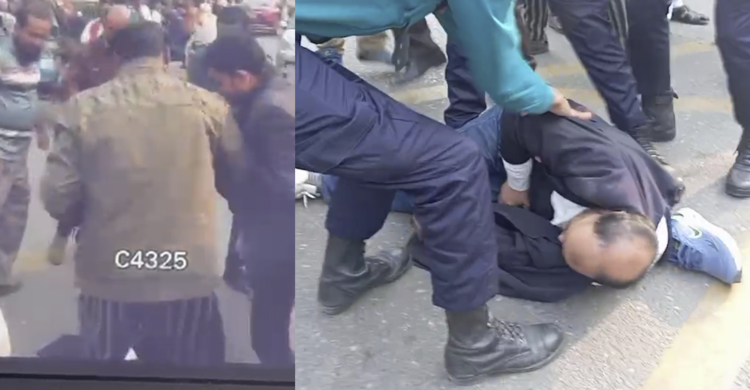 বিএনপি প্রার্থীর দ্বৈত নাগরিকত্বের বিষয়ে অভিযোগ করা ব্যক্তিকে ইসির সামনে মারধোর