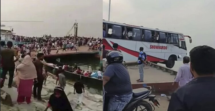 পদ্মায় কিভাবে পড়ে গেলো যাত্রীবাহী বাস?