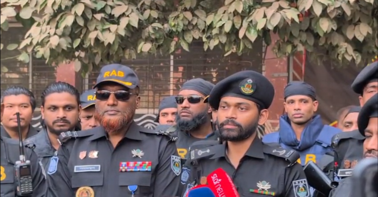 ঢাকা ৬ আসনের সার্বিক নিরাপত্তা নিয়ে র‌্যাবের প্রেস ব্রিফিং