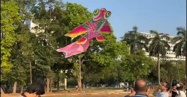 সোহরাওয়ার্দী উদ্যানে ঘুড়ি উৎসবে মাতলো নগরবাসী