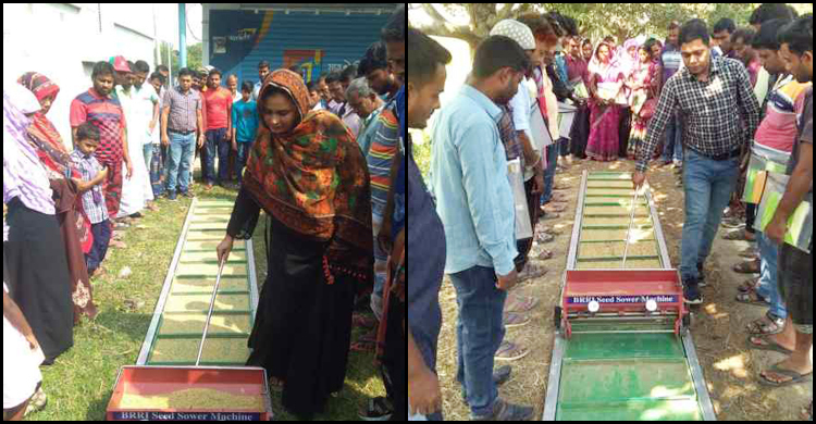 ঘণ্টায় ৭ হাজার বীজ ছিটাবে সিড সোয়ার মেশিন
