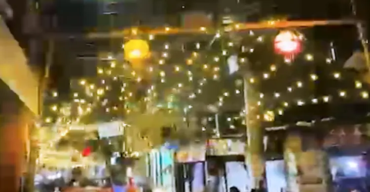 সরকারি নিষেধাজ্ঞার পরও ইব্রাহীমপুরে জাঁকজমকপূর্ণ আলোকসজ্জা!