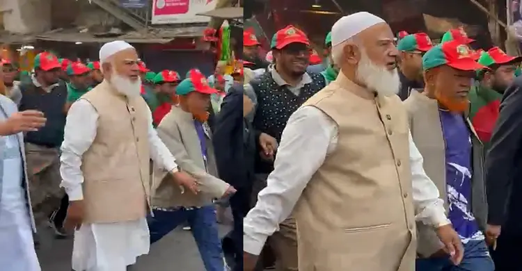 বিজয় দিবস উপলক্ষে যুব ম্যারাথনে হাঁটলেন জামায়াত আমির