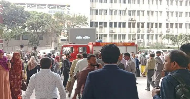 Fire at Secretariat doused shortly