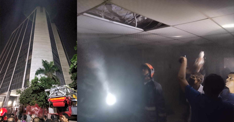 সেনা কল্যাণ ভবনের আগুন নিয়ন্ত্রণে