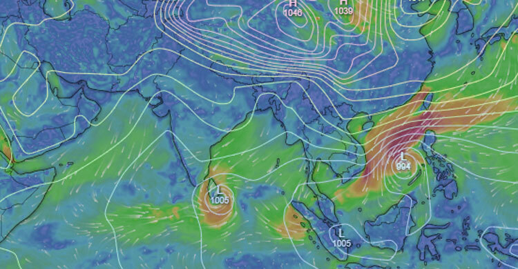 Cyclone ‘Senyar’ forms near Malacca, well-marked low in bay