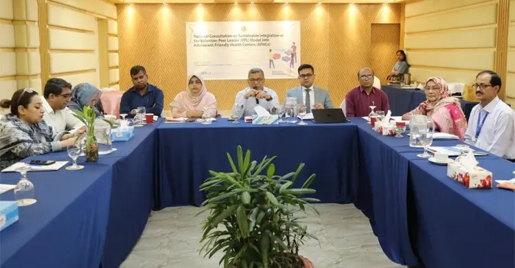 কৈশোর স্বাস্থ্যসেবায় ভলান্টিয়ার পিয়ার লিডার মডেল সুপারিশ