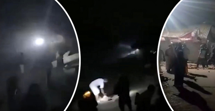 বিদ্যুৎ সংযোগ বন্ধ করে টর্চ জ্বালিয়ে দুই গ্রামবাসীর সংঘর্ষ