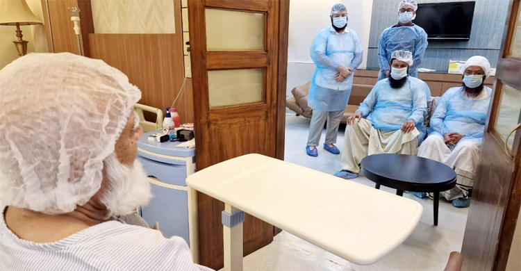 জামায়াত আমিরের স্বাস্থ্যের অবস্থা উন্নতির দিকে