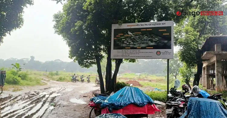 শহীদ জিয়া শিশু পার্কের সংস্কার কাজ ৭ বছরেও শেষ হয়নি, ছবি: জাগো নিউজ