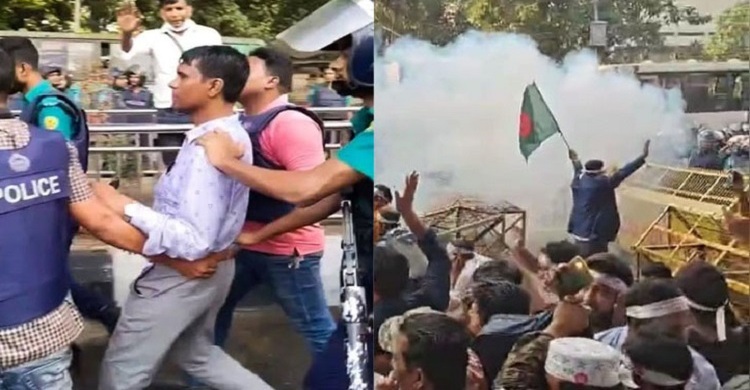 শাহবাগ থেকে আটক প্রাথমিকের ৫ শিক্ষকের মুক্তি দাবি