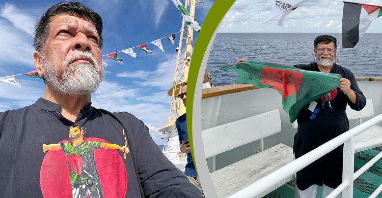 গাজার পথে শহিদুল আলম, সম্মান জানালো ফিলিস্তিন দূতাবাস