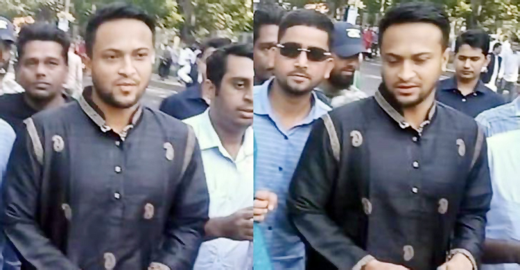 গণভবনের আশপাশে মোবাইল ফোন হারালেন সাকিব আল হাসান