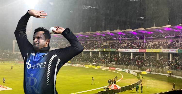 সিলেটেও ভুয়া-ভুয়া ডাক শুনলেন সাকিব