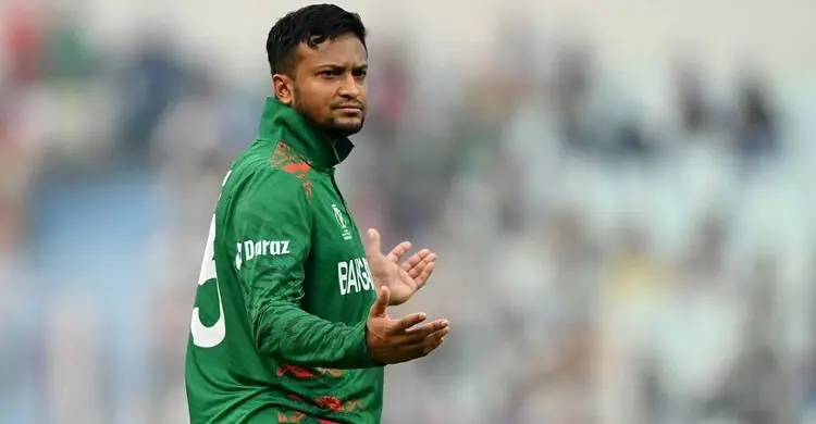 বিশ্বকাপ না খেলা ‘বড় ভুল’ ছিল বাংলাদেশের: সাকিব আল হাসান   