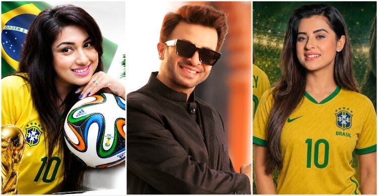 শাকিব খানের বিপক্ষে গিয়ে মিলে গেলেন দুই স্ত্রী অপু-বুবলী