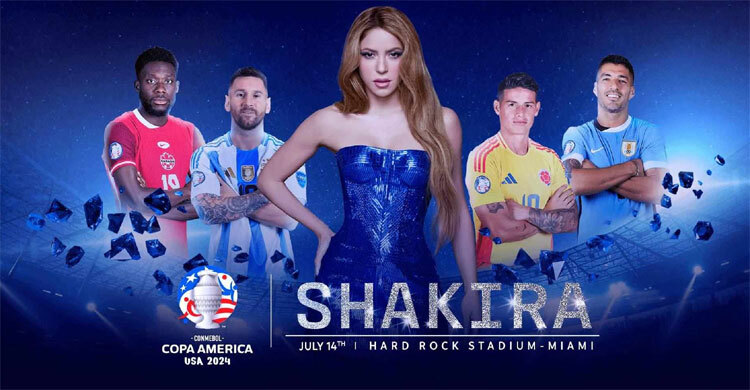 শাকিরার কনসার্টের জন্য হাফটাইমের বিরতি ২৫ মিনিট