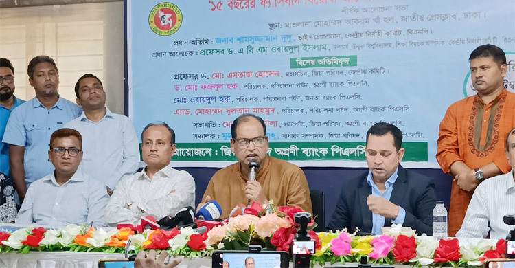 বিএনপিই একমাত্র দল যারা দেশকে রক্ষা করতে পারবে: দুদু