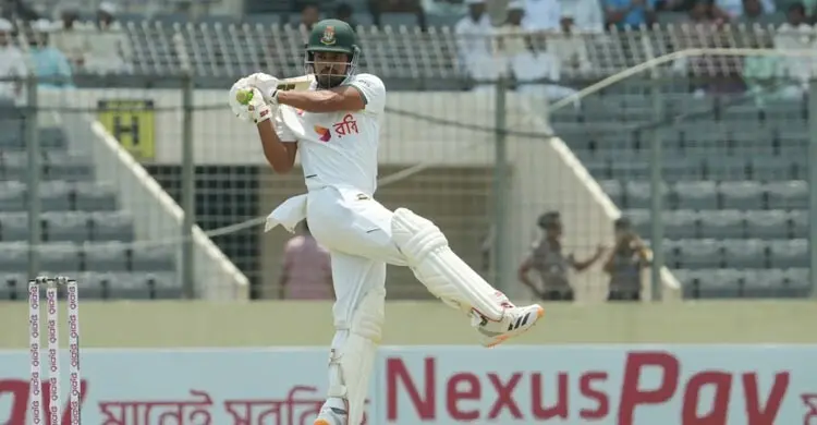 ১৩ রানের জন্য দুই ইনিংসে সেঞ্চুরির রেকর্ড হলো না শান্তর